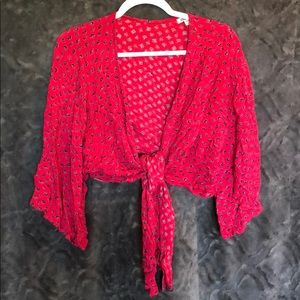 3 for 10 Billabong Magenta Wrap Top